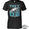 They Not Like Us Philadelphia Eagles Shirt Kelly Green Eagles Shirt Eagles Shirt Bird Gang T Shirt trendingnowe 1