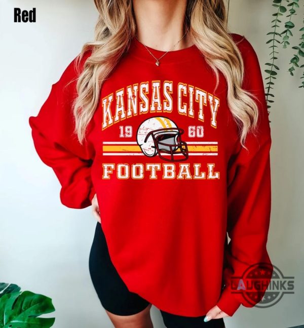 kansas city chiefs shirt sweatshirt hoodie vintage kc chiefs football crewneck t shirt laughinks 4