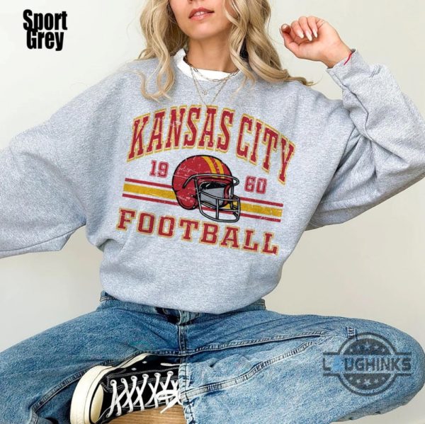 kansas city chiefs shirt sweatshirt hoodie vintage kc chiefs football crewneck t shirt laughinks 5