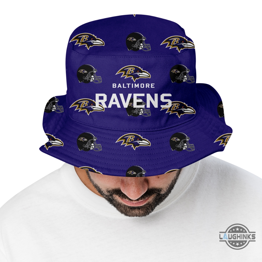 New Maryland Baltimore Ravens Bucket Hat Nfl Football Gear Gift For Fans