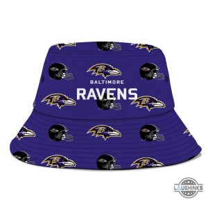 new maryland baltimore ravens bucket hat nfl football gear gift for fans