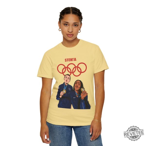 Aja Wilson Breanna Stewart Stewja T Shirt Aja Wilson Mvp Shirt revetee 1