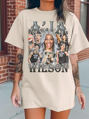 Aja Wilson T Shirt Aja Wilson Mvp Shirt revetee 3