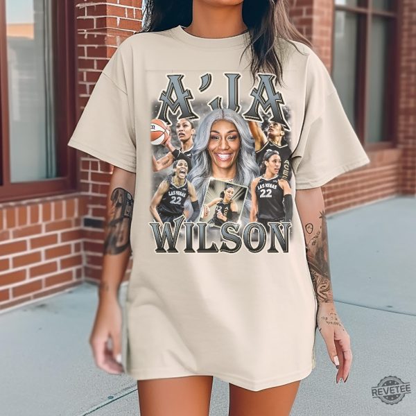 Aja Wilson T Shirt Aja Wilson Mvp Shirt revetee 3