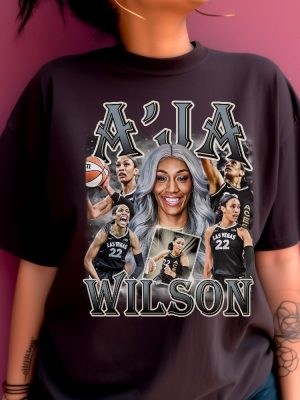 Aja Wilson T Shirt Aja Wilson Mvp Shirt revetee 4