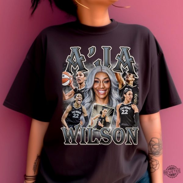 Aja Wilson T Shirt Aja Wilson Mvp Shirt revetee 4