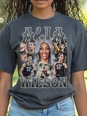 Aja Wilson T Shirt Aja Wilson Mvp Shirt revetee 5