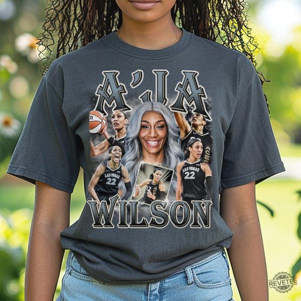 Aja Wilson T Shirt Aja Wilson Mvp Shirt revetee 5