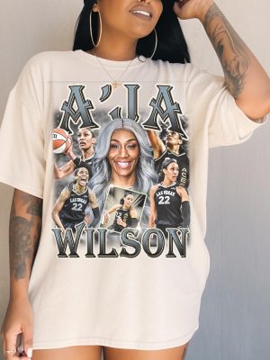 Aja Wilson T Shirt Aja Wilson Mvp Shirt revetee 6