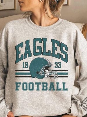 Philadelphia Football Sweatshirt Philadelphia Football Shirt Philadelphia Retro Vintage Style Gift revetee 2