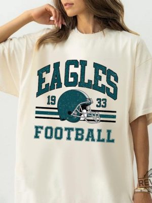 Philadelphia Football Sweatshirt Philadelphia Football Shirt Philadelphia Retro Vintage Style Gift revetee 3