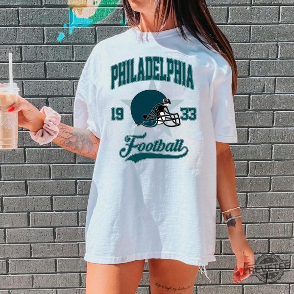 Vintage Style Philadelphia Football Crewneck Retro Philadelphia Football Shirt Philadelphia Football Fan Gift revetee 4