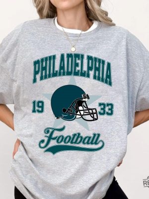 Vintage Style Philadelphia Football Crewneck Retro Philadelphia Football Shirt Philadelphia Football Fan Gift revetee 5