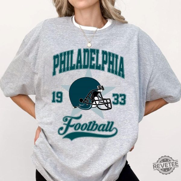 Vintage Style Philadelphia Football Crewneck Retro Philadelphia Football Shirt Philadelphia Football Fan Gift revetee 5