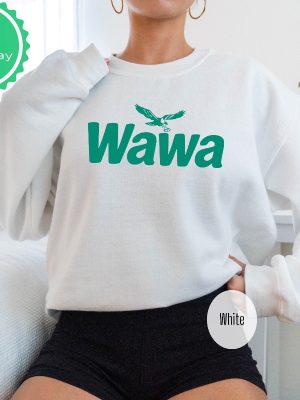 Eagles Wawa Sweathirt Double Sided Philadelphia Eagles Shirt Philly Wawa Hoodie Wawa Eagles Shirt revetee 6