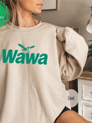 Eagles Wawa Sweathirt Double Sided Philadelphia Eagles Shirt Philly Wawa Hoodie Wawa Eagles Shirt revetee 7