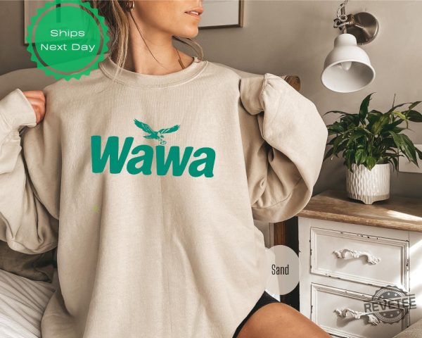 Eagles Wawa Sweathirt Double Sided Philadelphia Eagles Shirt Philly Wawa Hoodie Wawa Eagles Shirt revetee 7