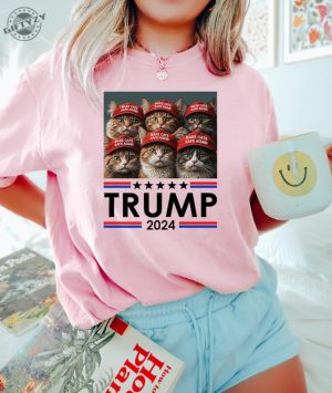 Cats For Trump 2024 Shirt Make Pets Safe Again Funny Trump Tshirt Us Election 2024 Hoodie Republican Sweatshirt Protrump Pet Safety Shirt giftyzy 3