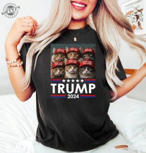 Cats For Trump 2024 Shirt Make Pets Safe Again Funny Trump Tshirt Us Election 2024 Hoodie Republican Sweatshirt Protrump Pet Safety Shirt giftyzy 4