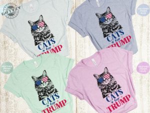 Cats For Trump Shirt Funny Cat Trump 2024 Support Tshirt Trump Long Hair Cat Sweatshirt Maga Cat Hoodie Vote Trump 2024 Shirt giftyzy 6