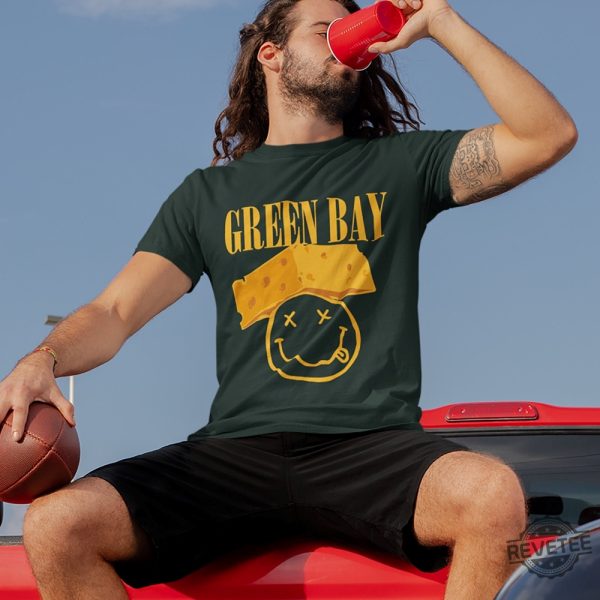 Green Bay Cheesehead Shirt revetee 2