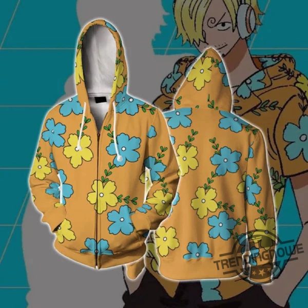 One Piece Egghead Island Sanji Hoodie One Piece Egghead Island Sanji Cosplay 3D Over Printed Shirt trendingnowe 1 1