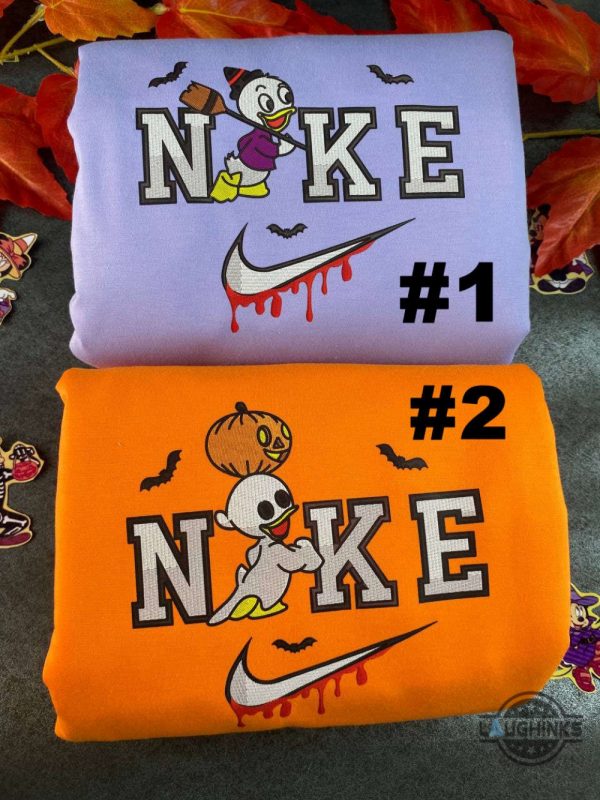 louie and dewey duck embroiderd sweatshirt t shirt hoodie disney nike matching shirts laughinks 1