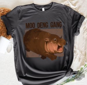 moo deng gang thai baby hippo shirt