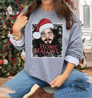 home malone sweatshirt t shirt hoodie funny ghost malone halloween christmas shirt laughinks 2