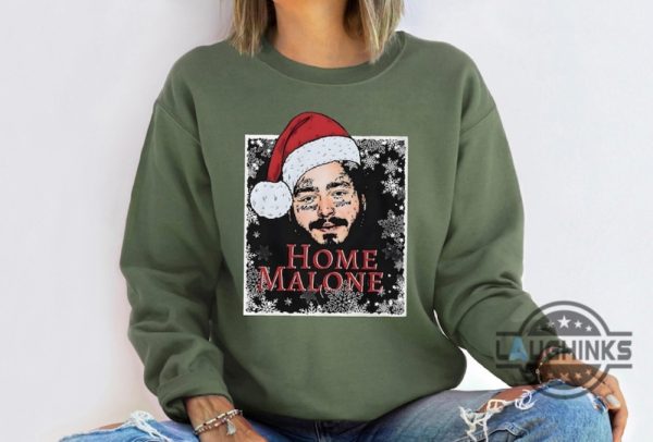 home malone sweatshirt t shirt hoodie funny ghost malone halloween christmas shirt laughinks 3