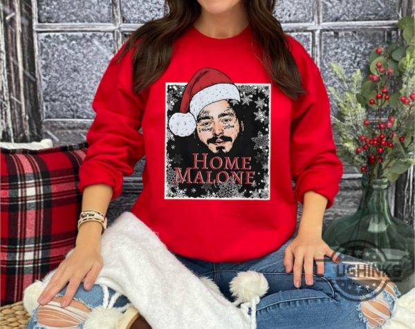 home malone sweatshirt t shirt hoodie funny ghost malone halloween christmas shirt laughinks 5