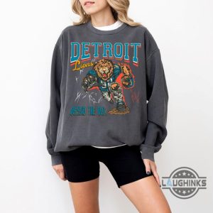 detroit lions defend the den sweatshirt t shirt hoodie football bootleg crewneck tee laughinks 2