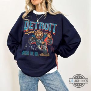 detroit lions defend the den sweatshirt t shirt hoodie football bootleg crewneck tee laughinks 5