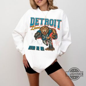 detroit lions defend the den sweatshirt t shirt hoodie football bootleg crewneck tee laughinks 6