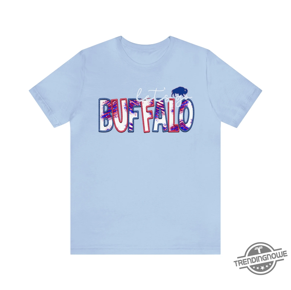 Lets Go Buffalo Shirt Buffalo T Shirt Buffalo Football Shirt