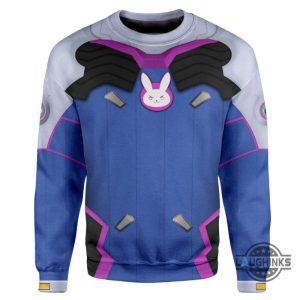 overwatch dva cosplay halloween costume t shirt sweatshirt hoodie