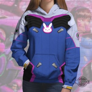 overwatch dva cosplay halloween costume t shirt sweatshirt hoodie