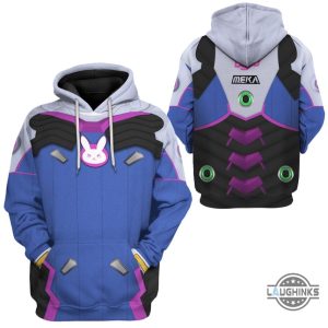 overwatch dva cosplay halloween costume t shirt sweatshirt hoodie