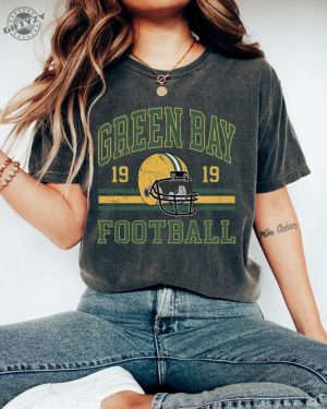 Green Bay Football Shirt Green Bay Womens Gift Green Bay Tshirt For Her Retro Green Bay Football Hoodie Vintage Football Gifts giftyzy 3