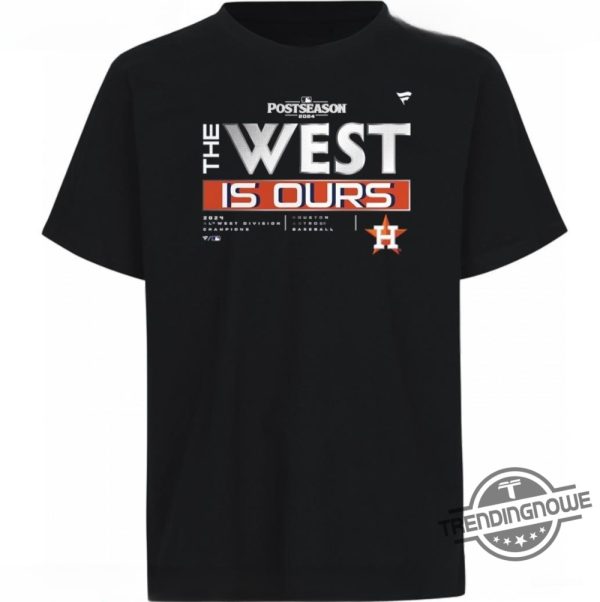 Houston Astros 2024 Al West Division Champions Shirt Houston Astros T Shirt Astros Shirt Sweatshirt Hoodie Gift trendingnowe 1