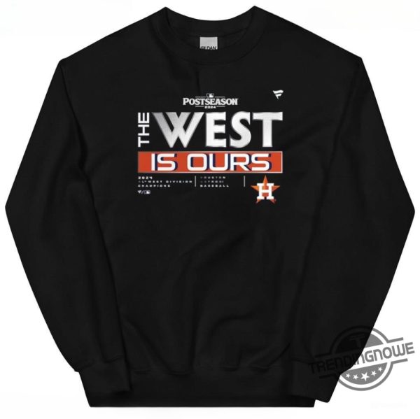 Houston Astros 2024 Al West Division Champions Shirt Houston Astros T Shirt Astros Shirt Sweatshirt Hoodie Gift trendingnowe 2