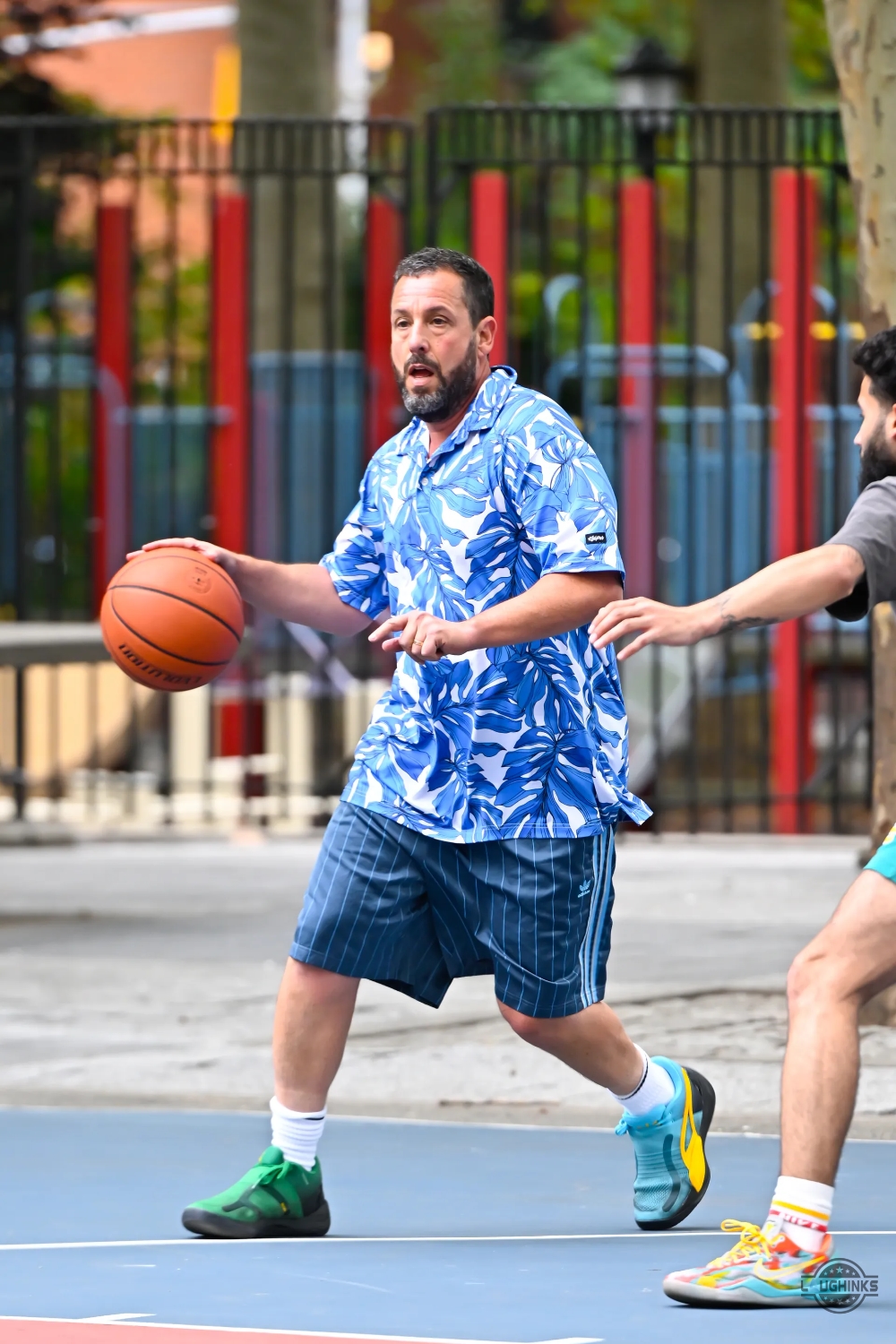 Adam Sandler Blue Hawaiian Shirt And Shirts Movie