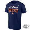 Astros 2024 Al West Division Champions Shirt Astros Al West Champions Shirt trendingnowe 1