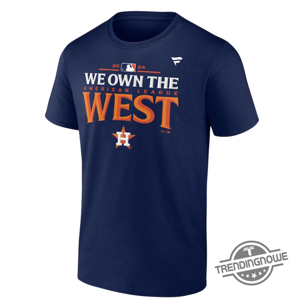 Astros 2024 Al West Division Champions Shirt Astros Al West Champions Shirt