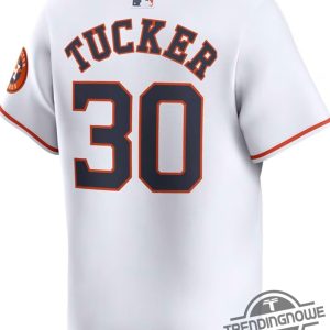 Kyle Tucker Houston Astros Home Baseball Jersey Astros Al West Champions Shirt trendingnowe 3