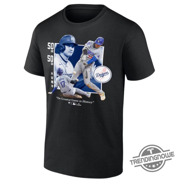 Los Angeles Dodgers Shohei Ohtani Greatest Game Shirt trendingnowe 1