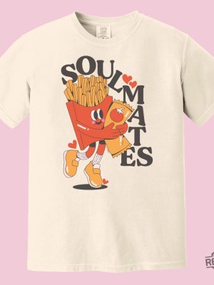 Soulmates Fries Ketchup Shirt Cute Food Foodie Chef Gift Weird Graphic Tee revetee 2