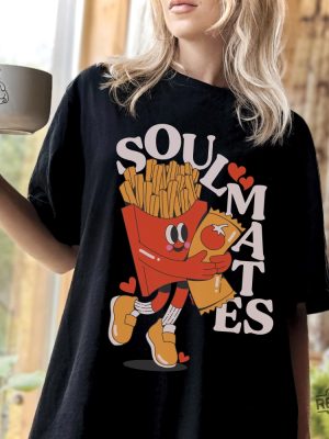 Soulmates Fries Ketchup Shirt Cute Food Foodie Chef Gift Weird Graphic Tee revetee 4