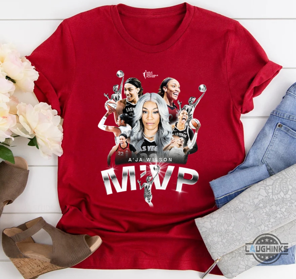 Aja Wilson Mvp Shirt Wnba 2024 Champion Basketball Gift