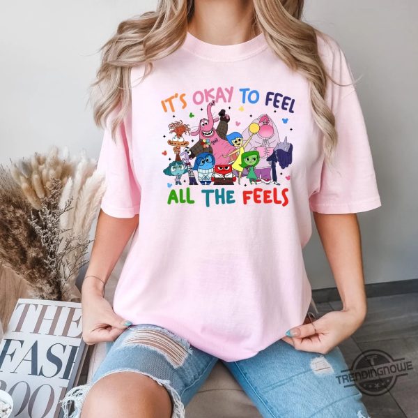 Mixed Emotions Shirt Its Okay To Feel All The Feels T Shirt Disney Shirt Therapy Shirt Teacher Shirt Gift For Teacher trendingnowe 1